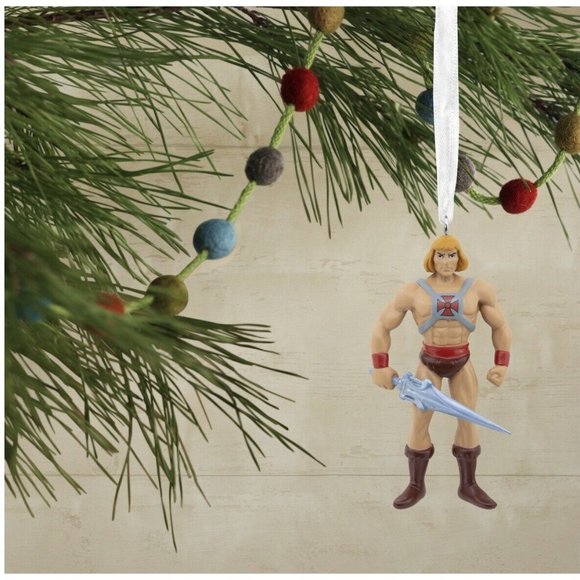 Hallmark 2021 Masters of the Universe HE-MAN 3.5” Christmas Tree Ornament - New - Picture 3 of 7
